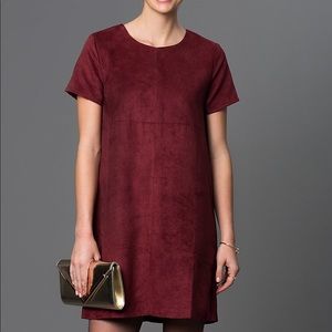 suede dress